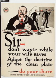Sir -- Don't Waste While Your Wife Saves