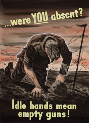 ...were You absent? Idle Hands Mean Empty Guns!