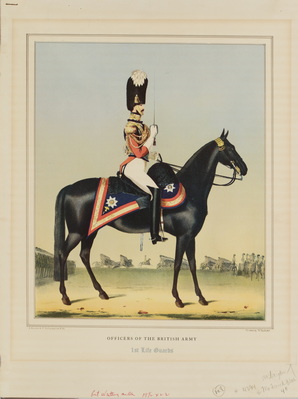 Officers of the British Army 1st Life Guards