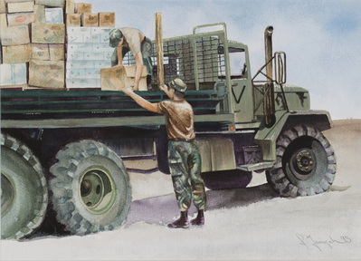 Unloading Supplies