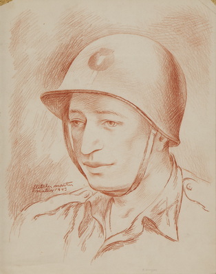Portrait Of An Officer, 34th Infantry Division
