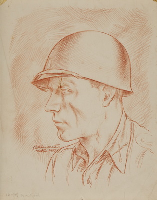 Portrait Lst Lt. M.a. Good, 34th Division