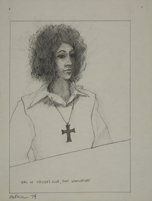 Girl In Officer's Club