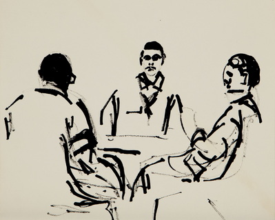 Card Players I, Group of Brothers