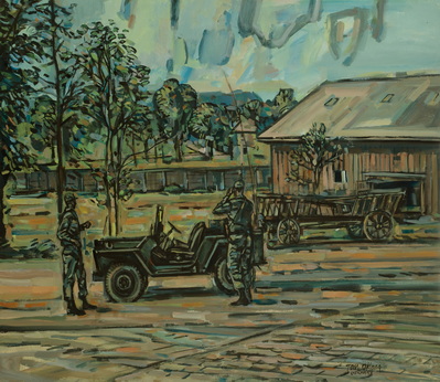 Patrol Along Czech Border
