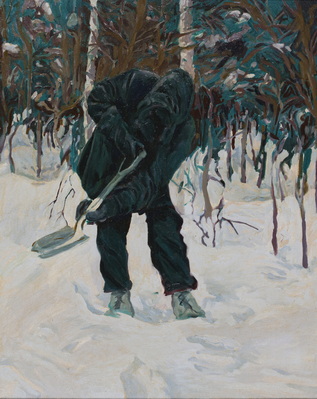 The Small Snowshoveler