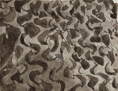 Preliminary Drawing for Arctic Camouflage Net