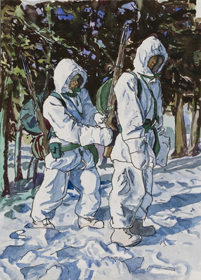 Figures In Landscape Study / Picture of Reverse