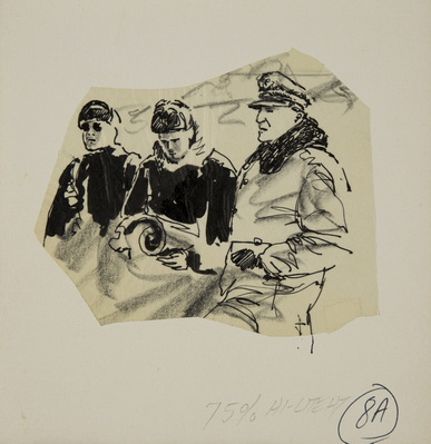 Sketch of Winter Scene for The United States Army Perspectives and Objectives