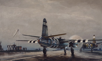 Take-off of B-26