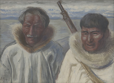 Two Kotzebue Eskimos Of The Atg
