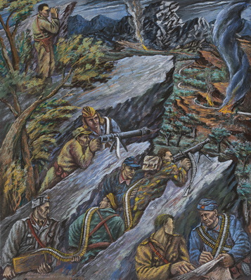Partisan Patrol in the Dinaric Mountains