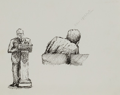 Sketches at Ft. Riley Conference