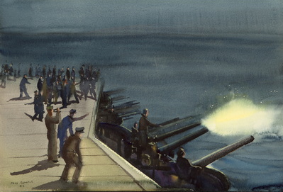 Night Firing - Convoy Duty