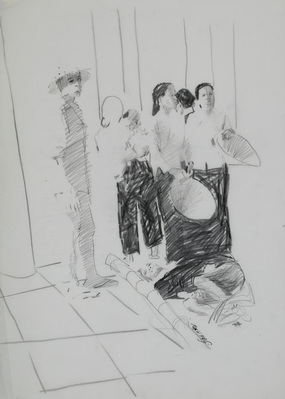 Street Scene In Saigon