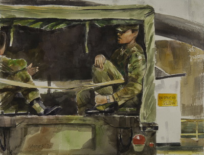 In A Truck