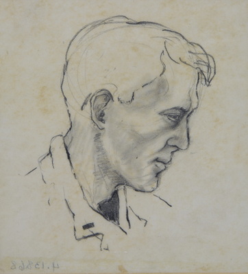 Portrait Sketch of Soldier
