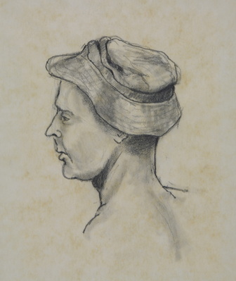 Portrait Sketch of Soldier