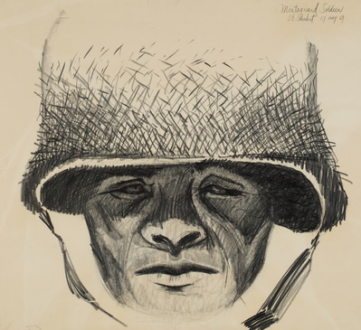 Montagnard Soldier (head)