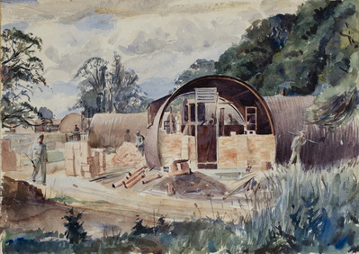 Interior Of Hut Under Construction