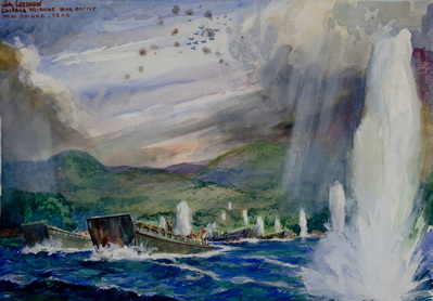 Amphibious Engineers Under Japanese Attack