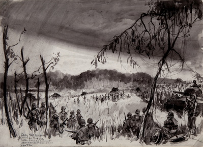 Marine Attack On Cape Gloucester