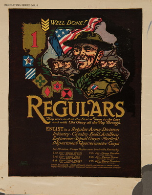 Well Done! -regulars War Dept. Recruiting Series 8