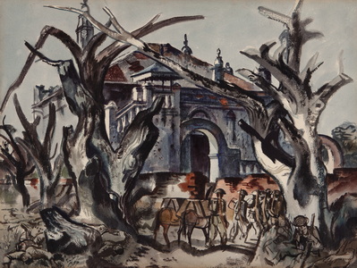 Indian Troops Moving Through Maungdaw, Burma
