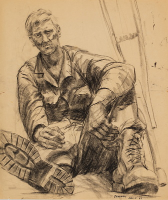 Resting (Sketch for Painting)