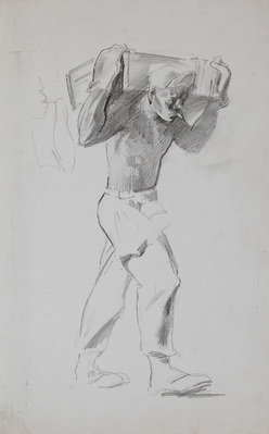 Untitled (Man Carrying Crate)