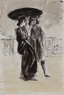 Untitled (Women with Parasol)