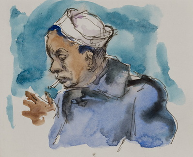 Untitled (Smoking Sailor)