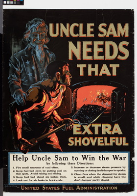 Uncle Sam Needs That Extra Shovelful