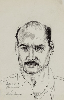 Harry Gottesman Ink Drawing