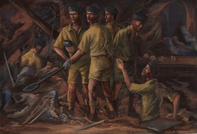 South African Sappers In The Synagogue