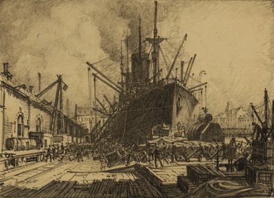On the Wharves at Saint Nazaire
