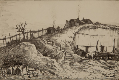 On The Road To Verdun - Gun Position In A Quarry