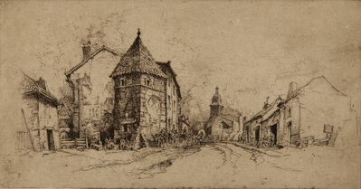 Soldiers In A French Town