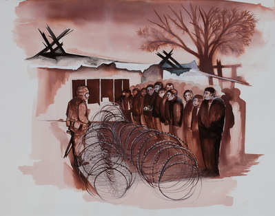Protest at Vitina