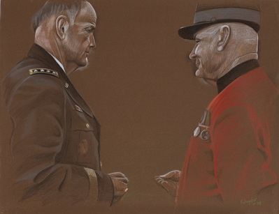 General Sullivan Speaking With Brandywine Soldier