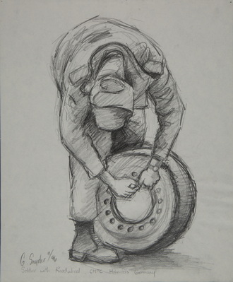 Soldier with Roadwheel