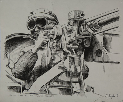 50 Cal Gunner at CMTC, Hohenfels, Germany