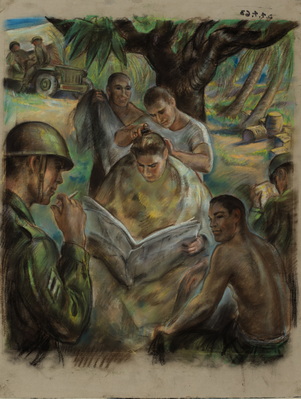 G.I. Haircut In The Field