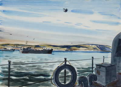 Waiting For Convoy To Normandy
