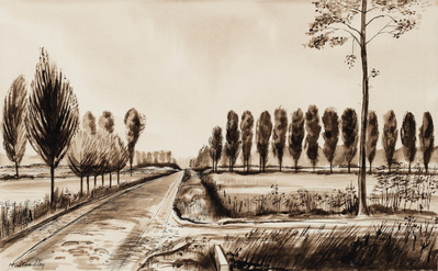 Holland Landscape-south Of Vechel