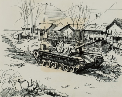 Tank at Fort Beavers
