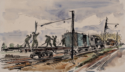 Dropping Rails Into Position