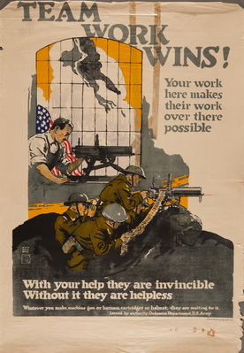 Team Work Wins-your Work Here Makes Their Work Ove