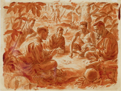On Break in the Bivouac Area