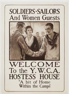 Soldiers - Sailors And Women Guests